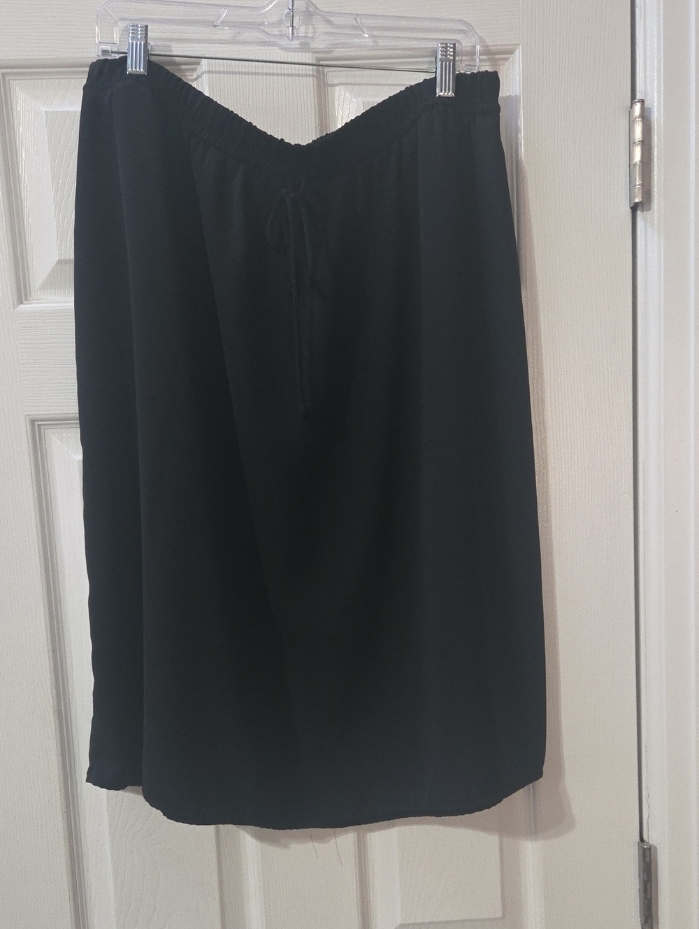 Simple Little Black Midi Skirt By Faded Glory